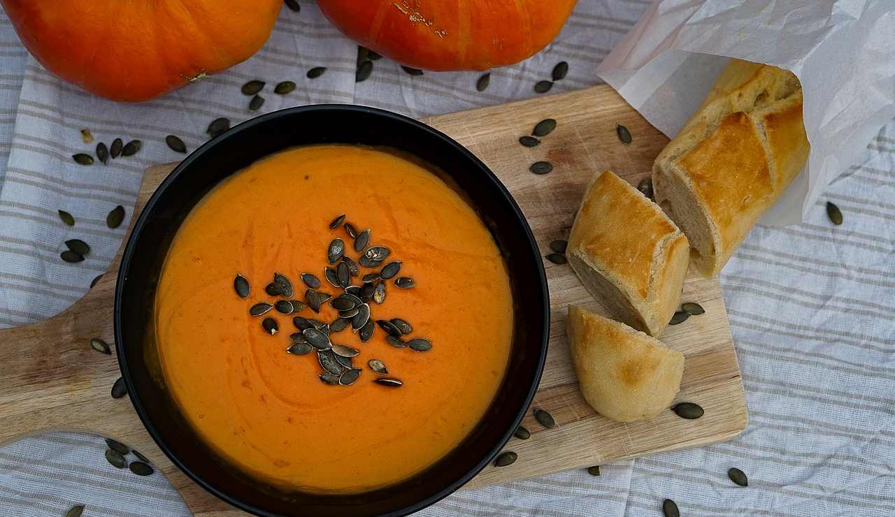 zuppa di castagne e zucca