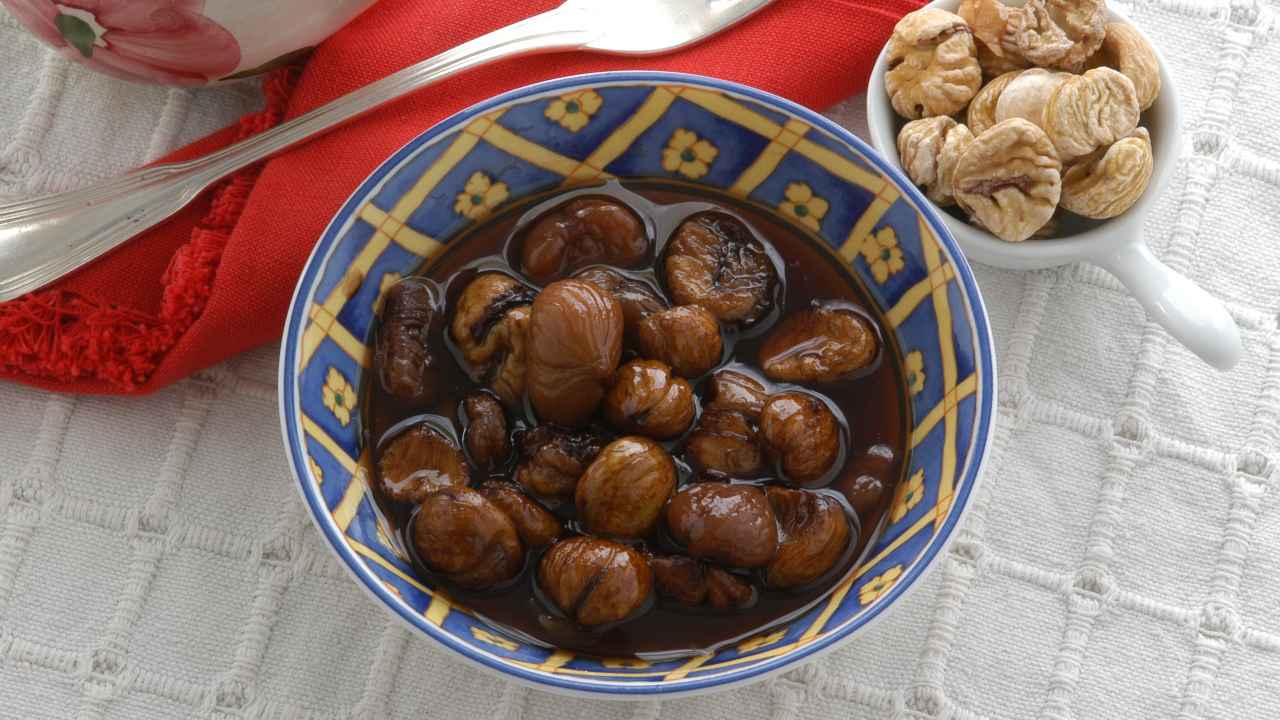 Castagne sciroppate