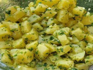 Patate lesse con prezzemolo