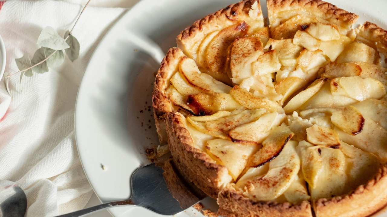 Torta di mele alla crema