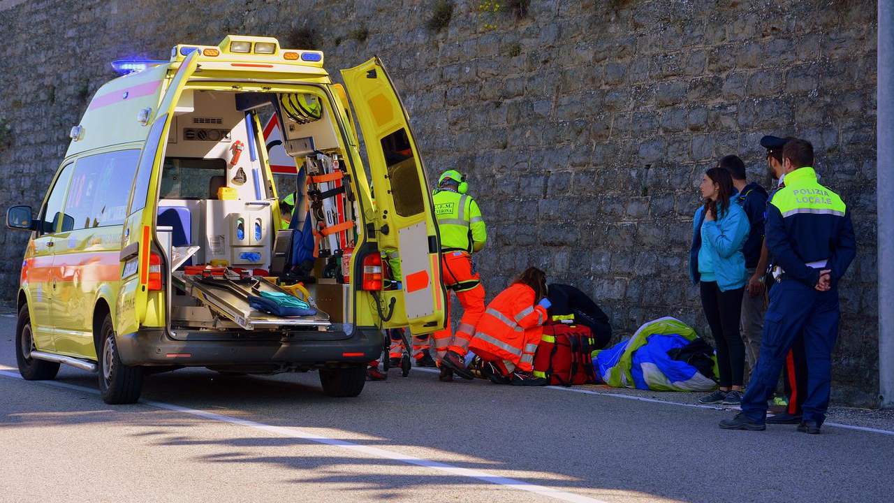 Ambulanza colpo di calore