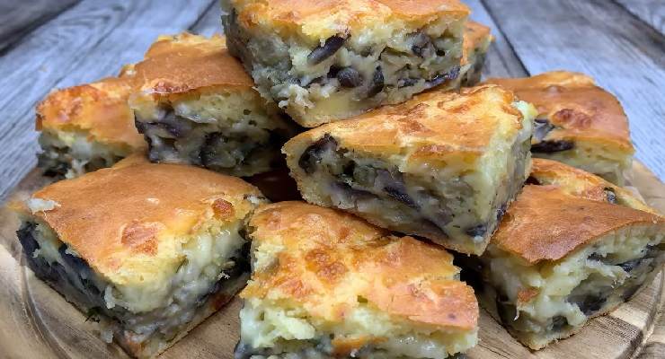 Focaccia farcita di melanzane squisita e leggera