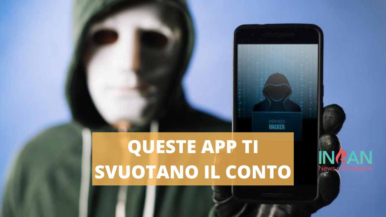 app pericolose conto corrente hacker