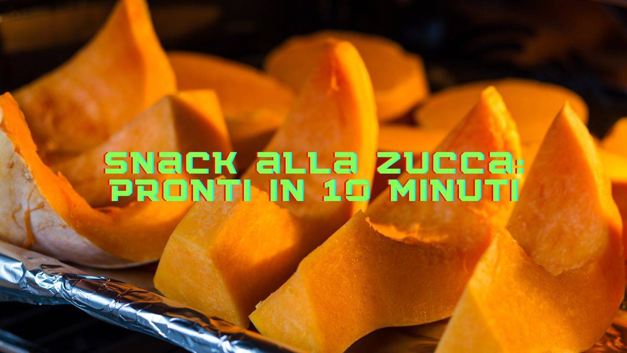 preparazione snack zucca