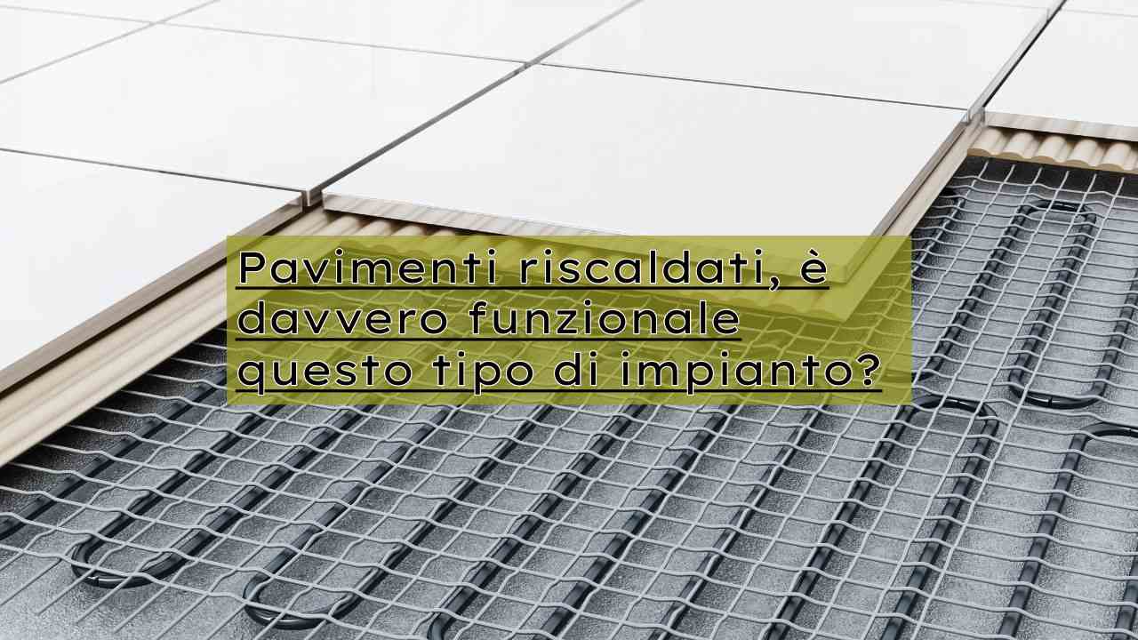 riscaldamento pavimento