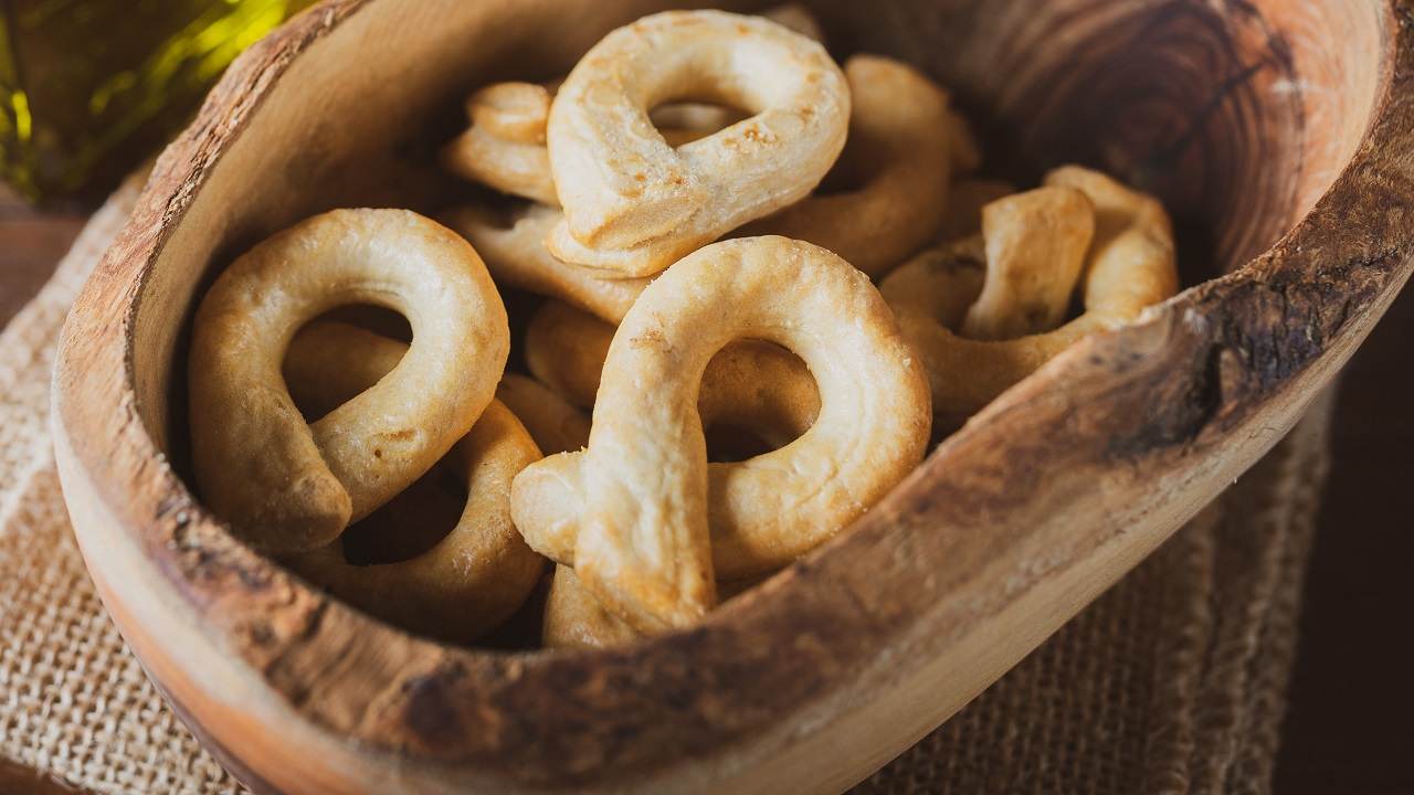 Taralli dolci speciali con un ingrediente