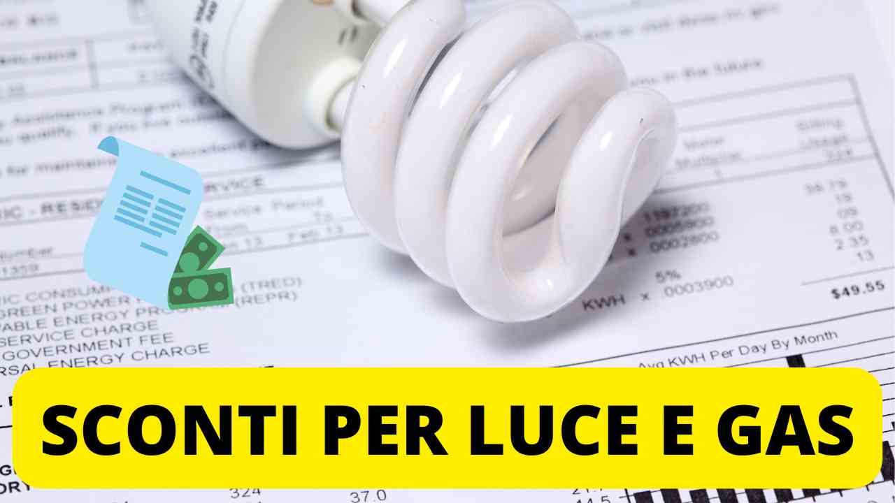 bonus bollette 2023 sconti luce e gas come risparmiare