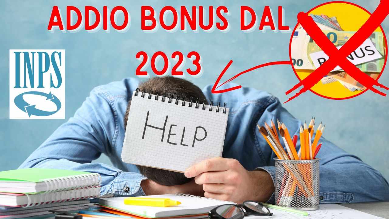 cancellato bonus dal 2023