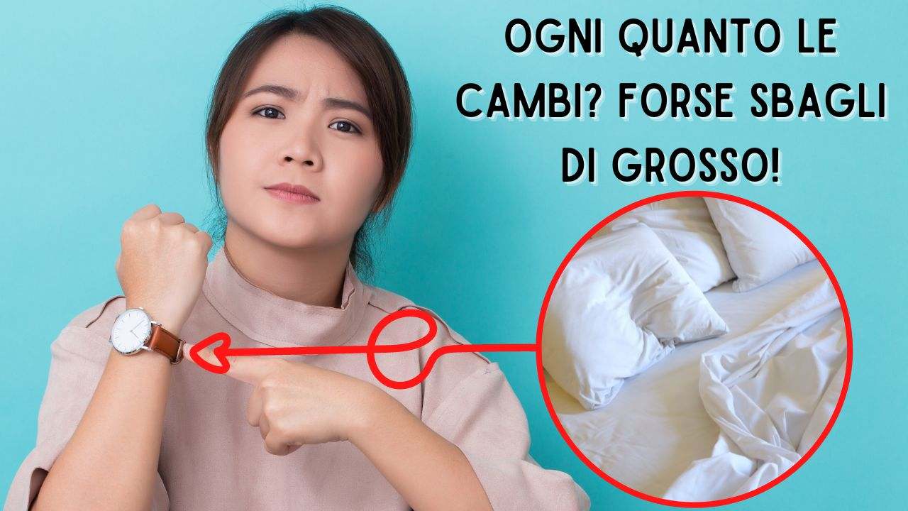 ogni quanto cambiare le lenzuola