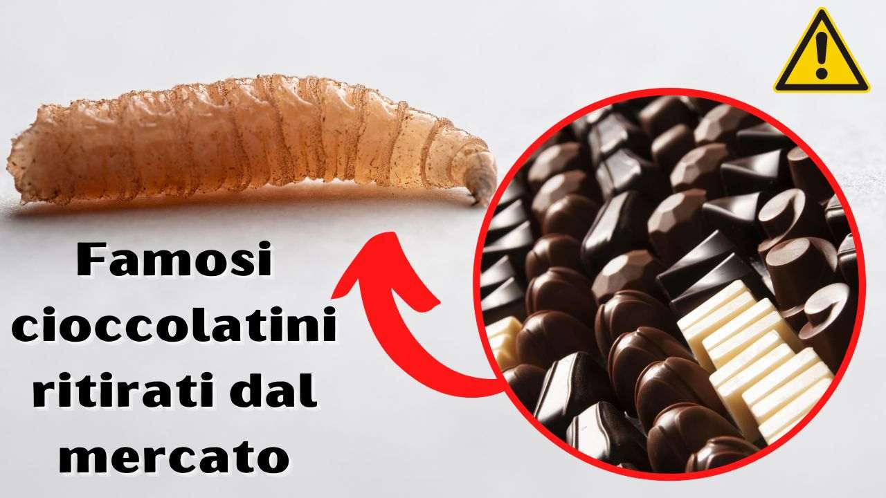 richiamo alimentare cioccolatini