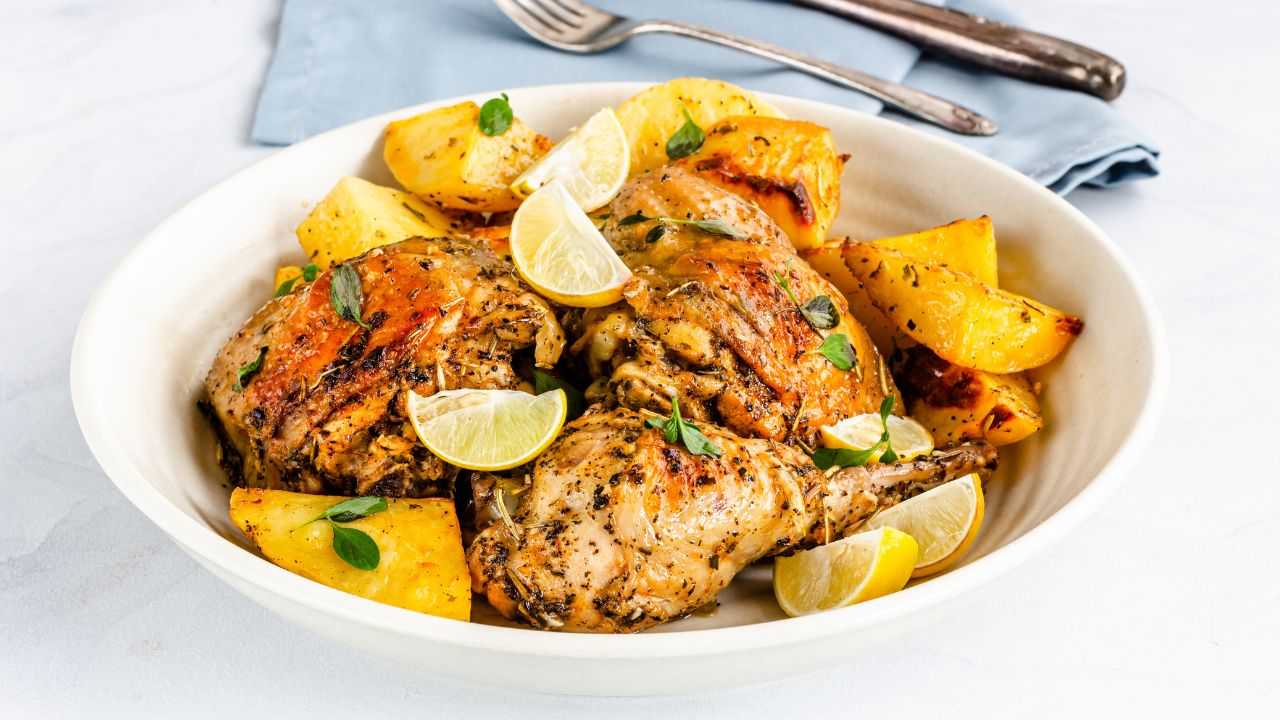 cosce di pollo al forno