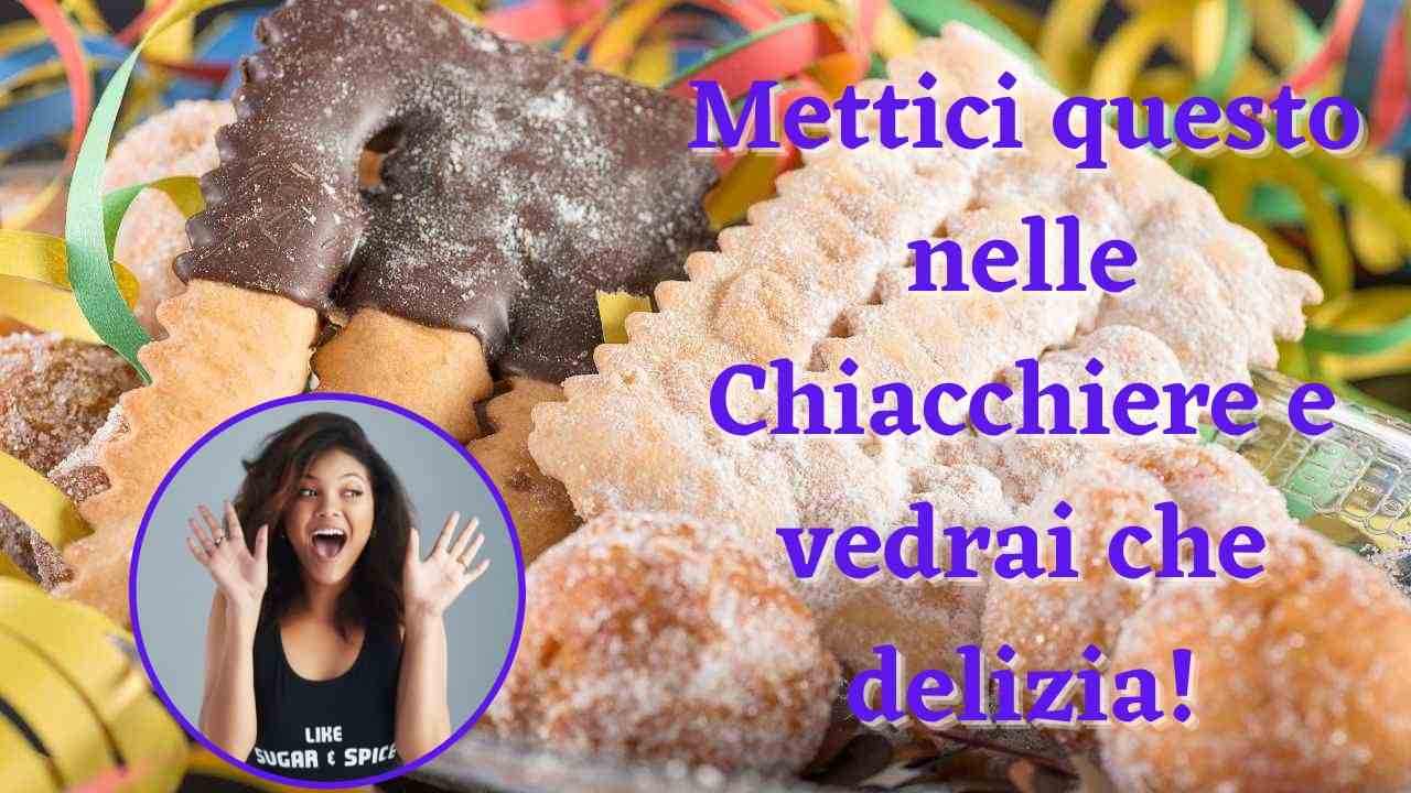 ricetta chiacchiere cioccolato