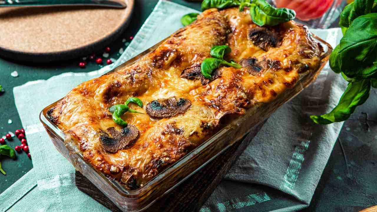 lasagne ai funghi ricetta