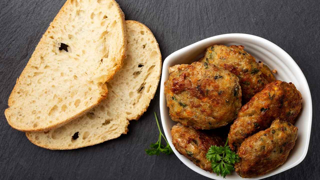 pane pochi ingredienti polpette