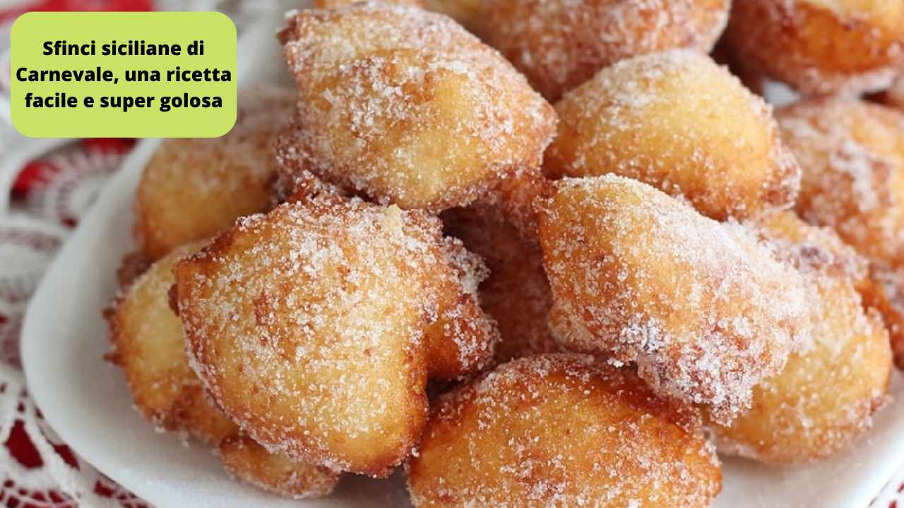 Carnevale Sfinci siciliane ricetta