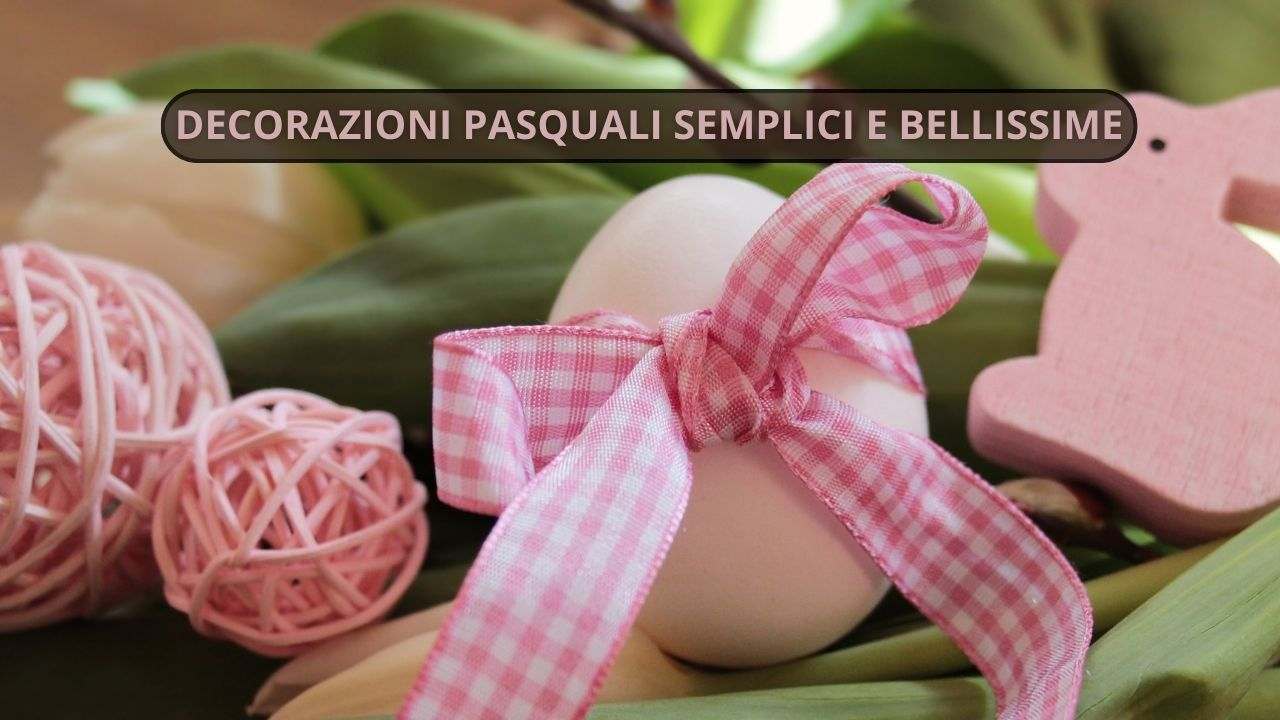 creazioni facili veloci Pasqua