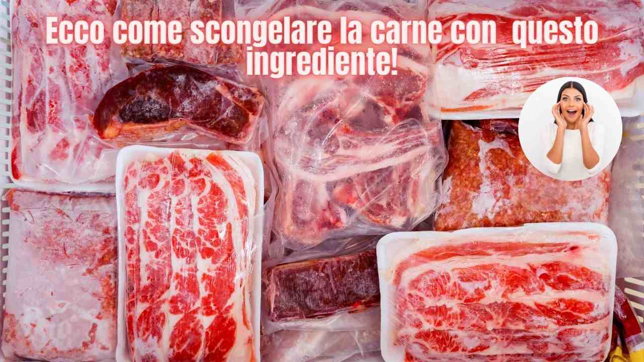 carne congelata rimedi