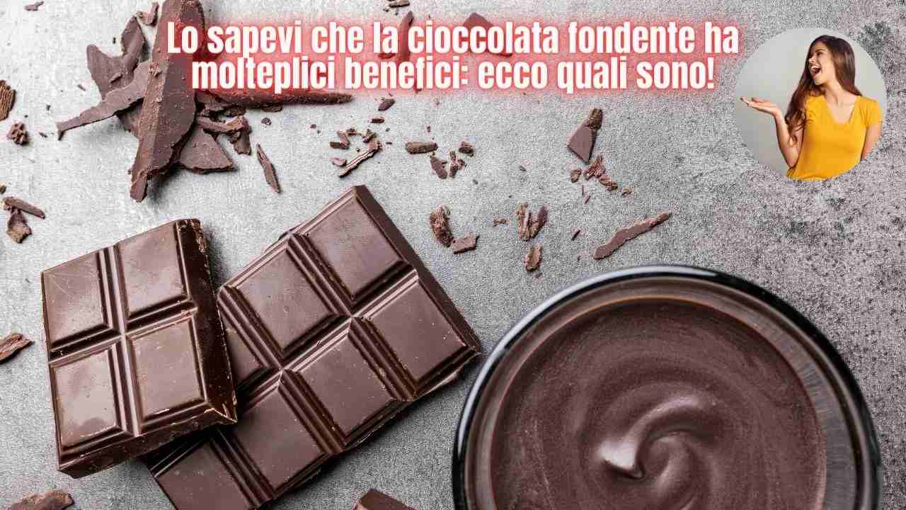 cioccolato benefici