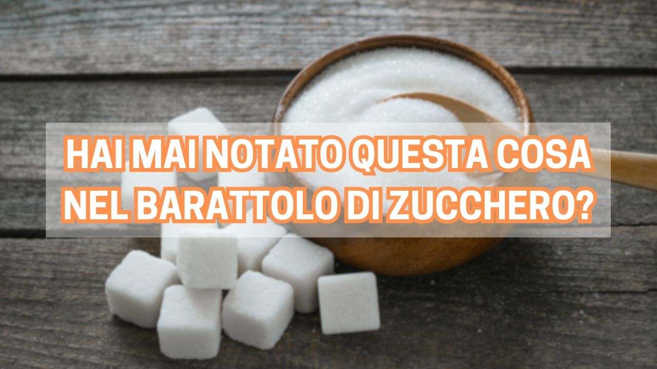 zucchero barattolo