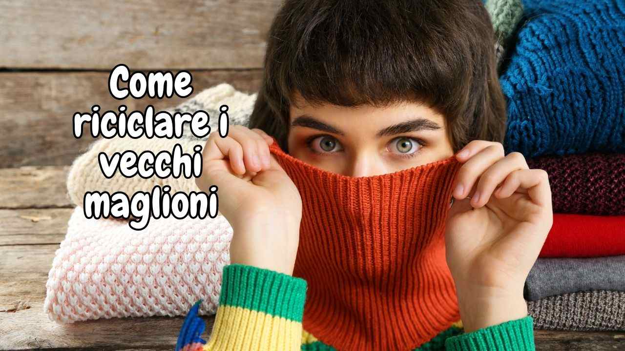 riciclare vecchi maglioni