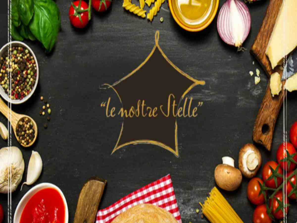 marchio le nostre stelle e intorno una serie di ingredienti