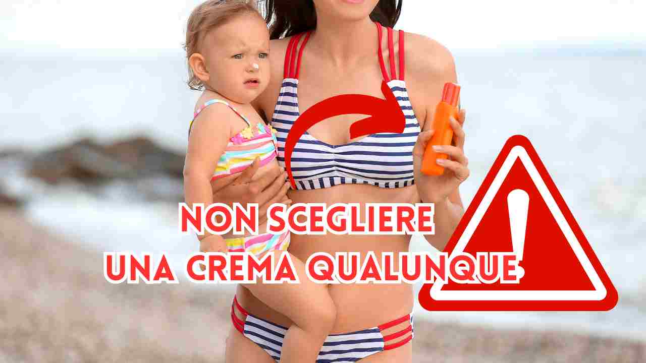 Creme solari pericolose quali sono quelle da evitare per i bambini