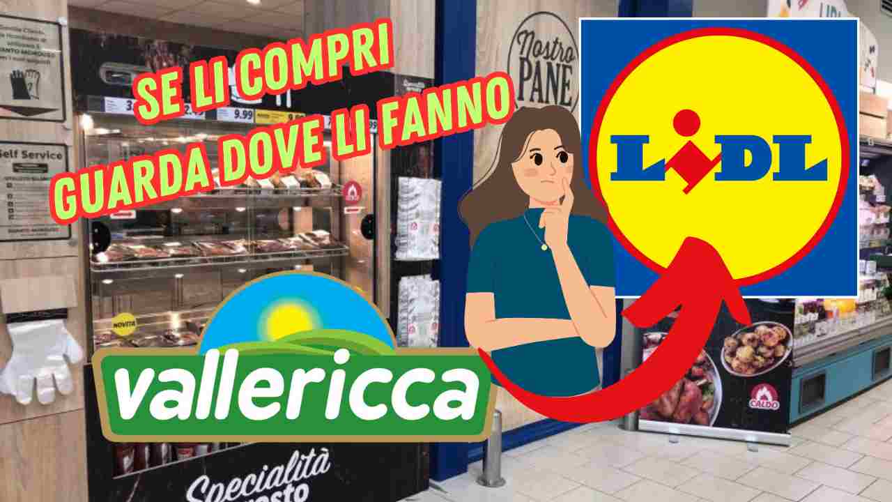 Frutta e verdura Vallericca di Lidl chi la produce