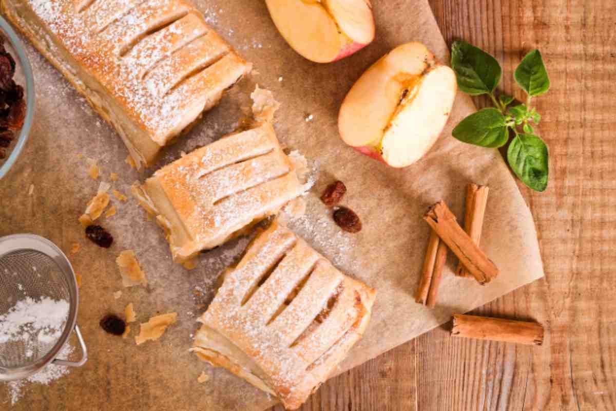 Strudel di mele pronto in cinque minuti