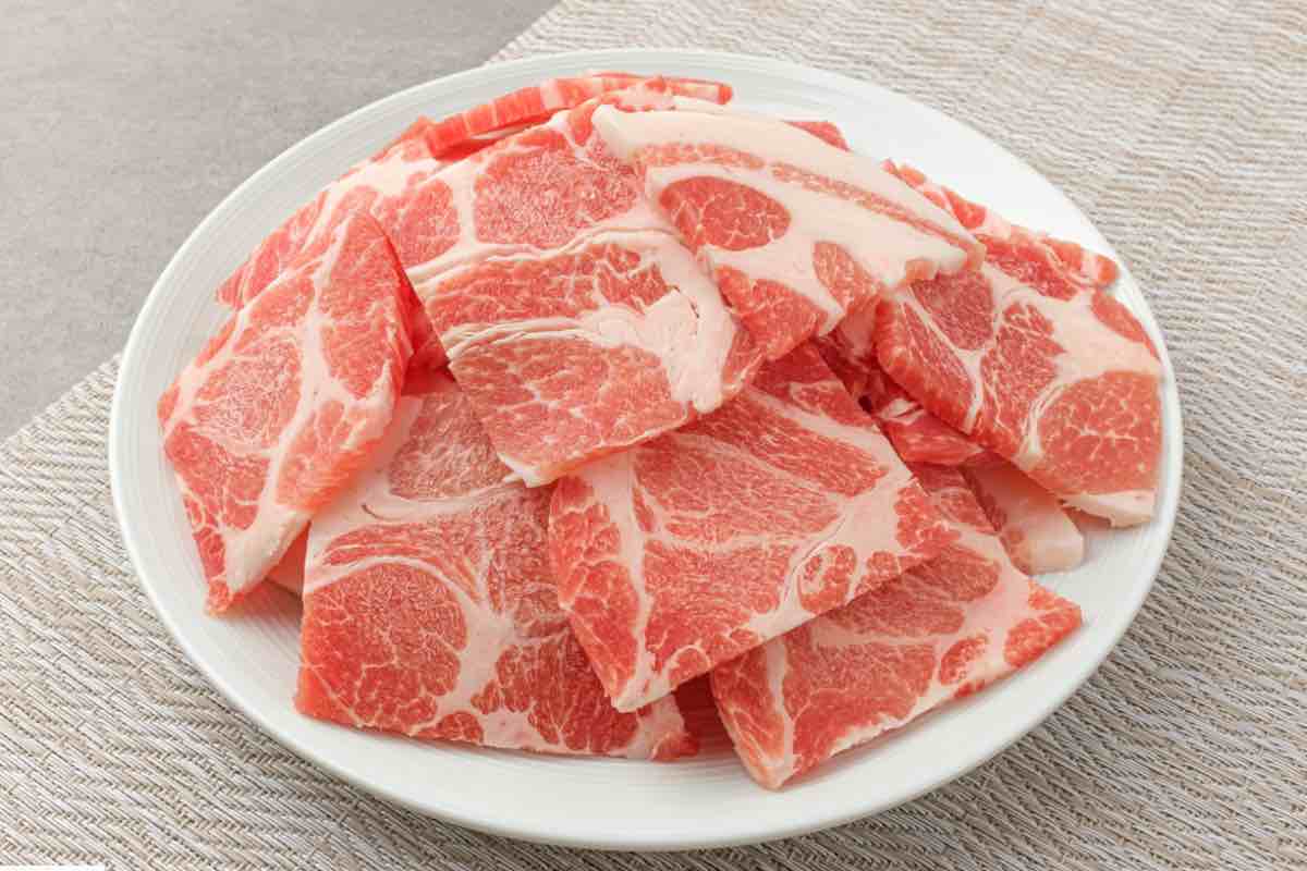 Carne di maiale tenera e saporita