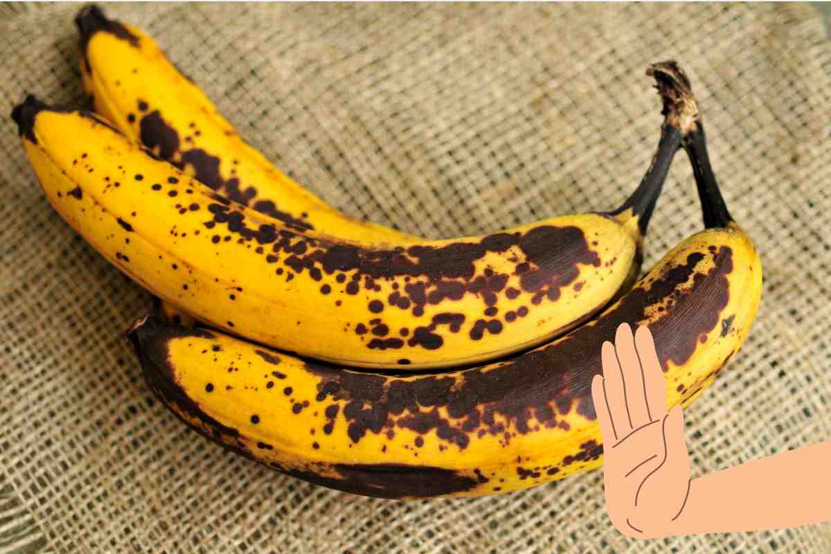Come evitare banane diventino nere