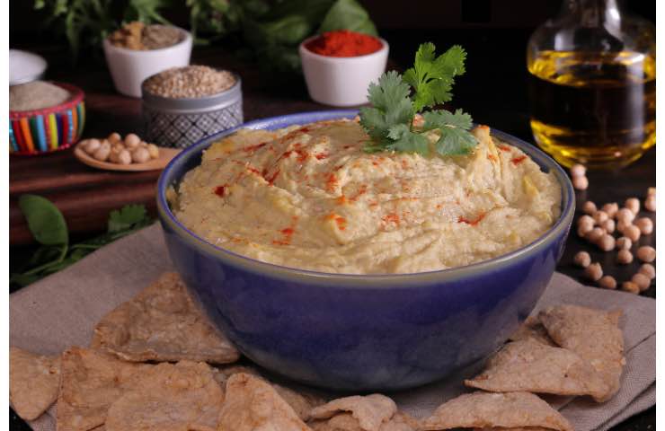 Hummus di ceci, veloce da preparare