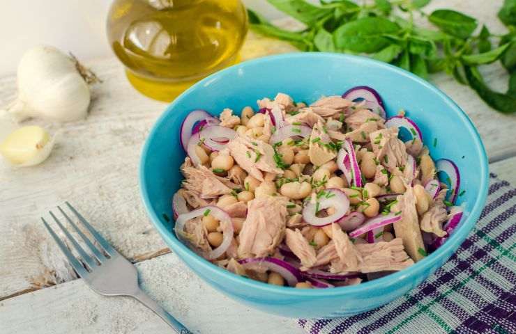 Insalata fagioli tonno ricetta