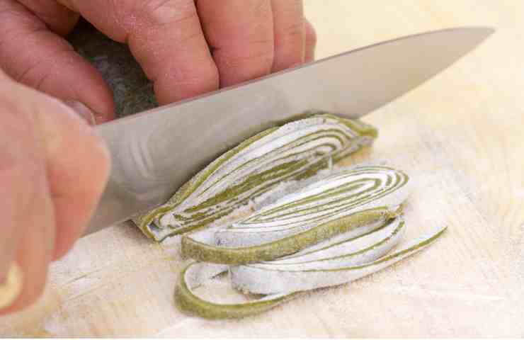 preparazione tagliatelle