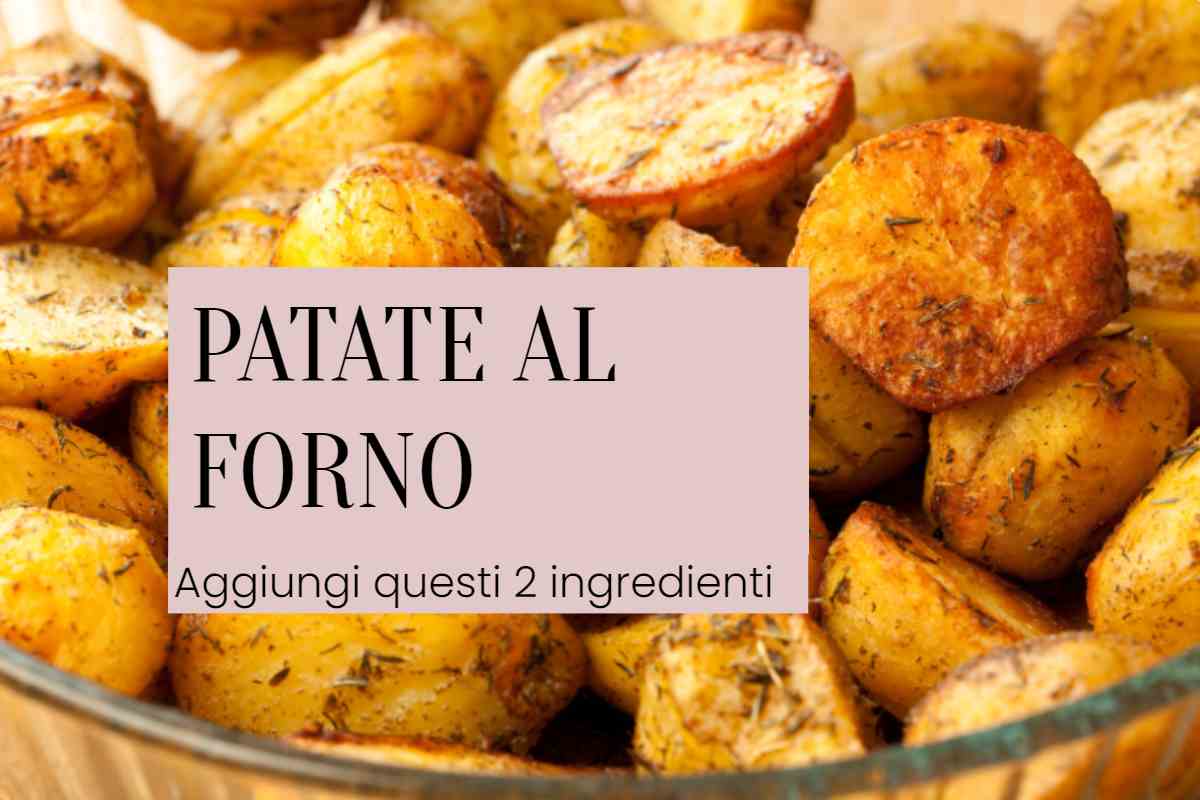 Patate al forno con pomodorini