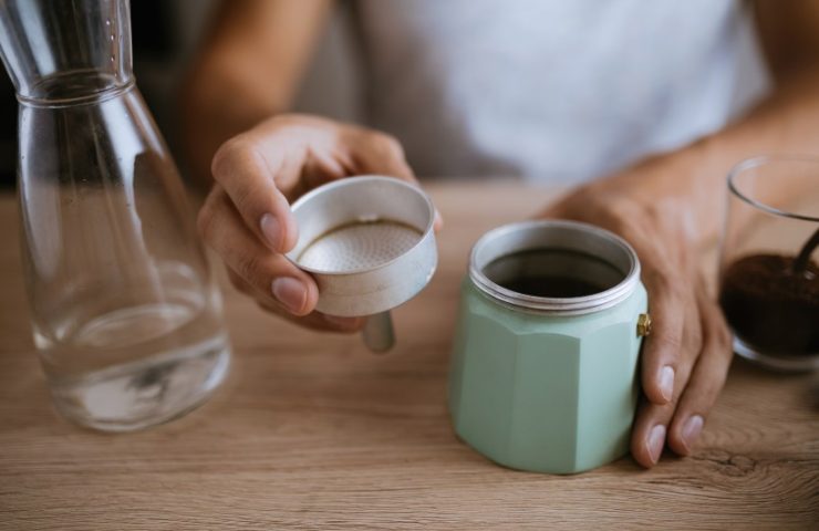 Preparazione caffè 