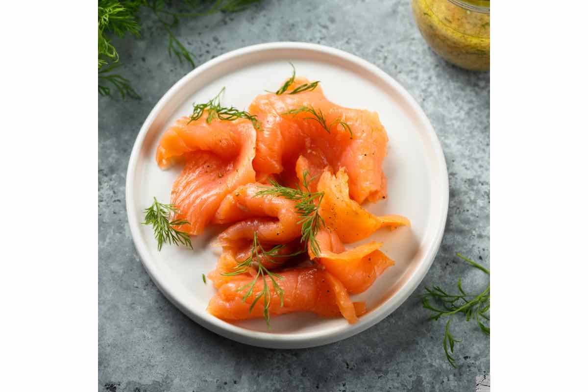 Salmone e zucchine