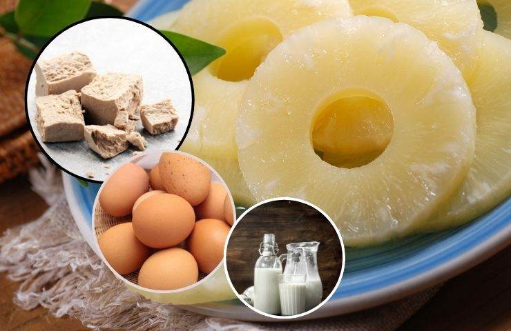 Ingredienti da utilizzare per la ricetta