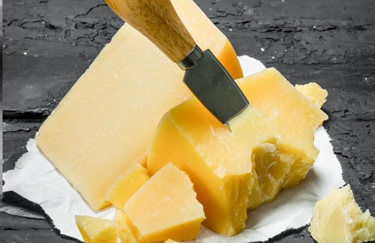 Parmigiano come appena aperto