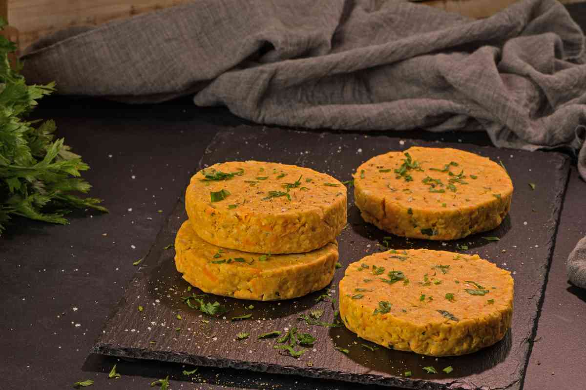 Cotolette di ceci e zucchine