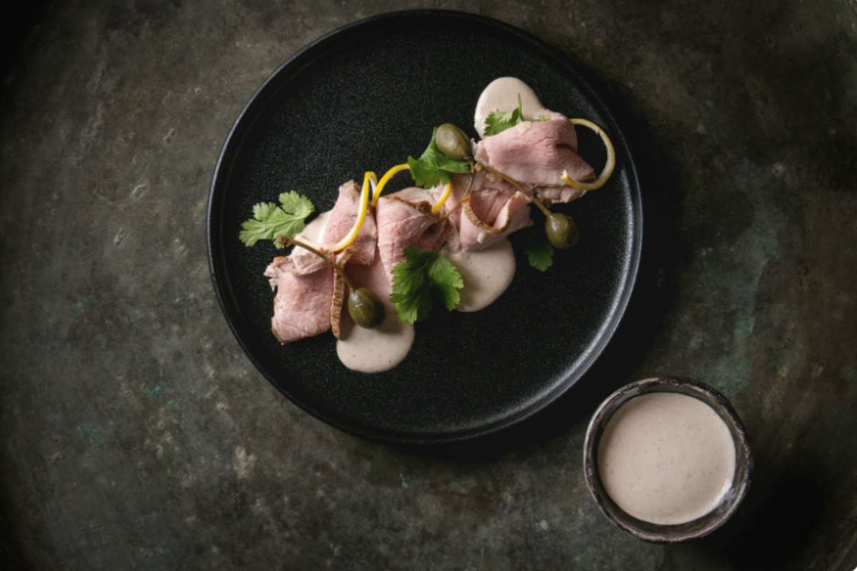 piatto con vitello tonnato