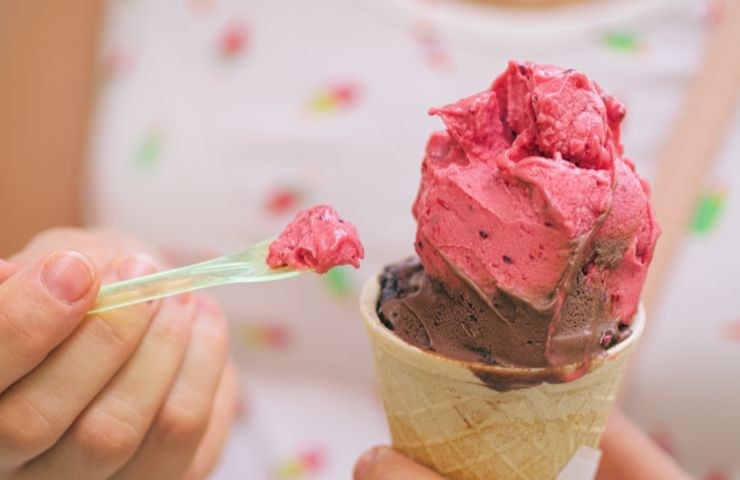 fare merenda con il gelato