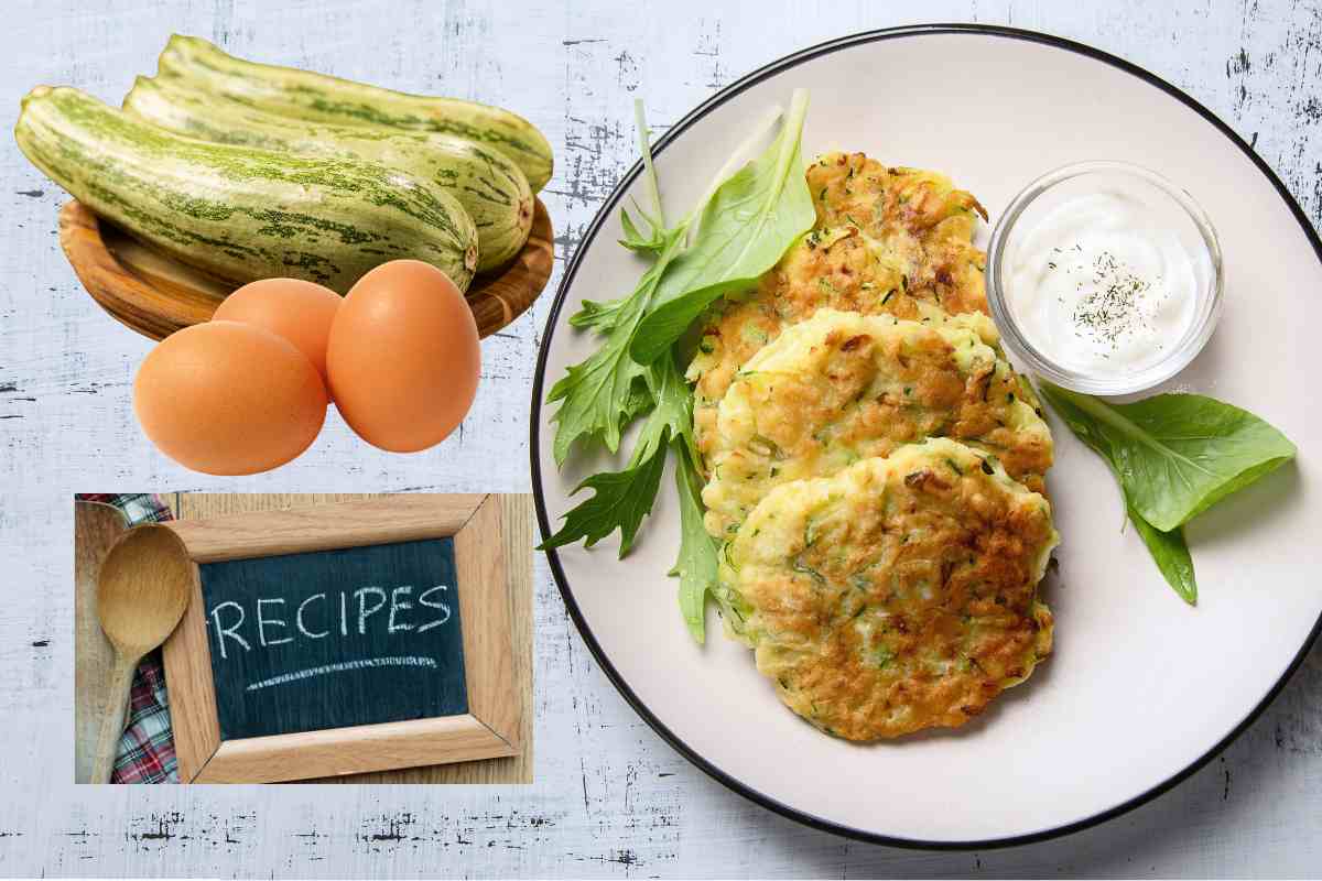 Bastano due uova e due zucchine e ti credo dei pancake originali e strepitosi: perfetti anche a dieta