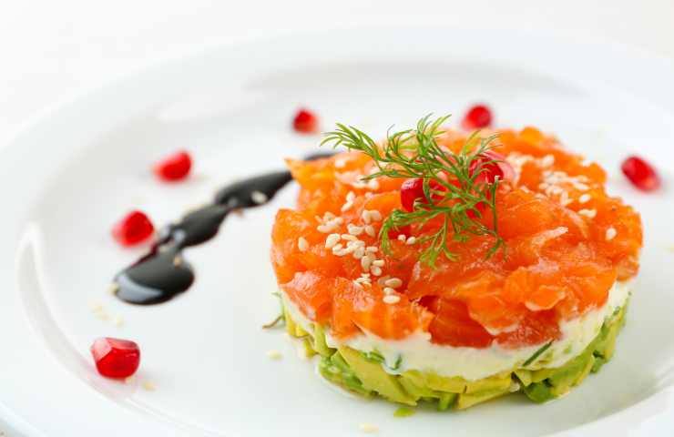 tartare di salmone