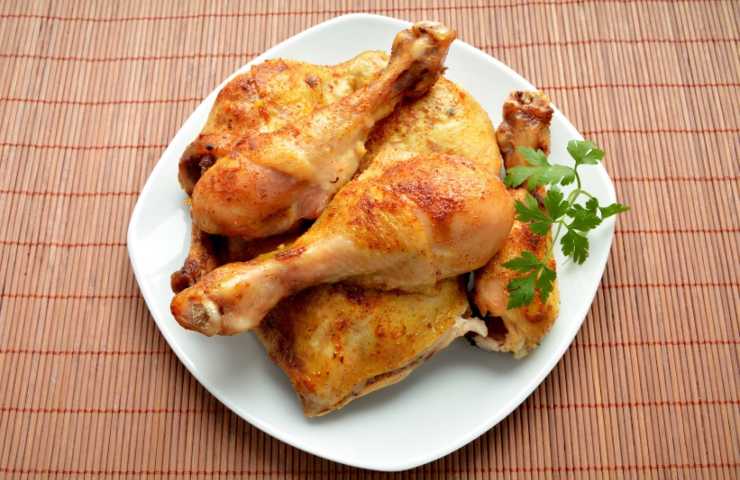 Pollo cucinato 