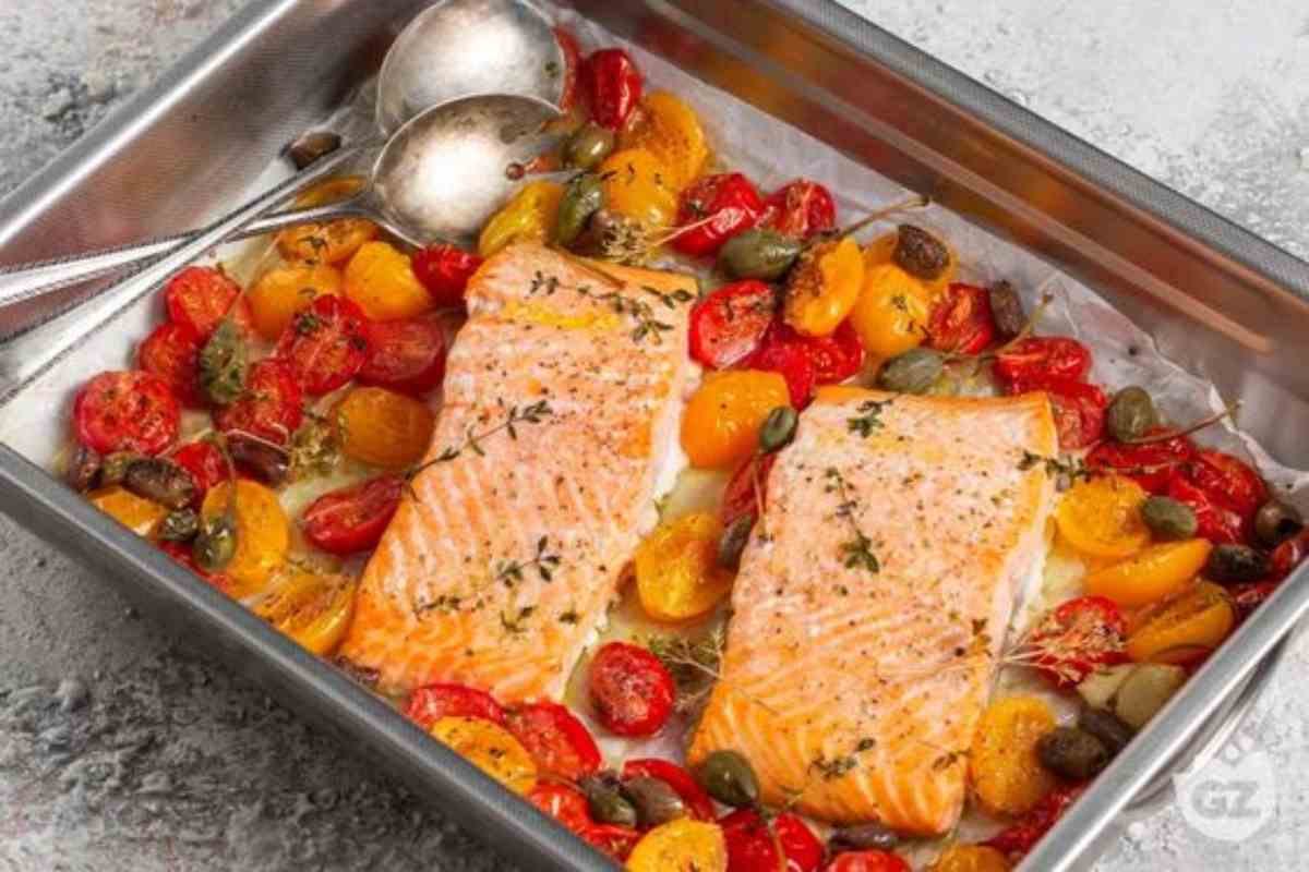 Salmone al forno