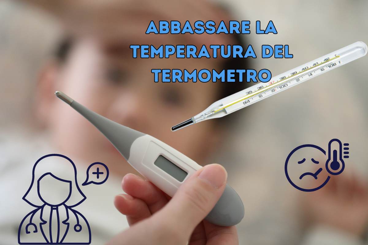 abbassare la temperatura del termometro