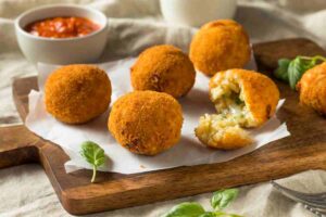 arancini pesto ricetta