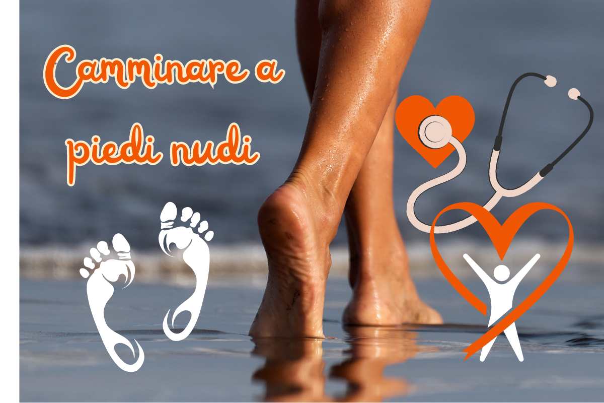 camminare a piedi nudi