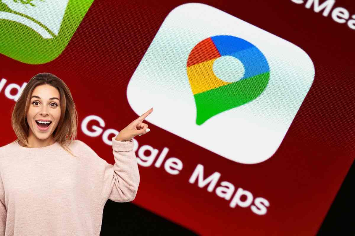 Applicazione Google Maps sul telefonino