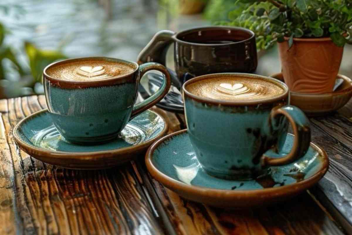 due tazze di caffè e latte